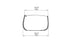 Blinde Design Stitch 50Concrete Planter - Graphite Finish - BLD.1.P.STI.50.Y.GH